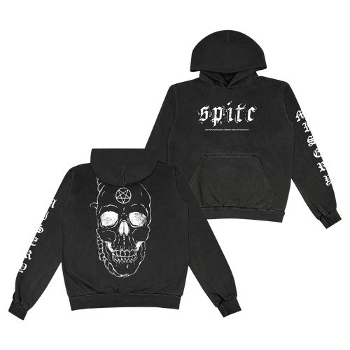 Decade of Misery Garment-Dyed Hoodie (Vintage Black)